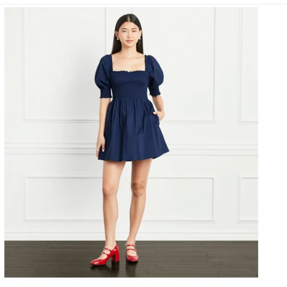 Hill House Navy Mini Dress - Picture 2 of 3